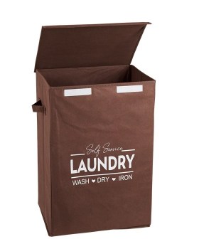 Καλάθι απλύτων E-4336 καφέ Laundry