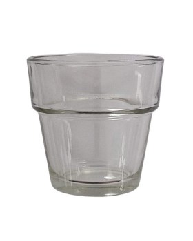 Γυάλινη καντηλόκουπα διάφανη 7*7*4,5εκ.