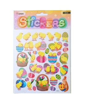 Χαλκομανίες αυτοκόλλητες κοτοπουλάκια stickers 219015