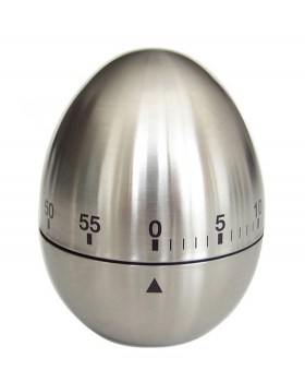 Μεταλλικό χρονόμετρο αβγό 6,1*7,5εκ