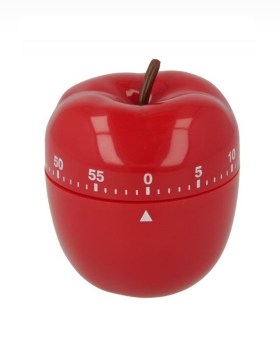 Χρονόμετρο κουζίνας 60 λεπτών μήλο Metaltex